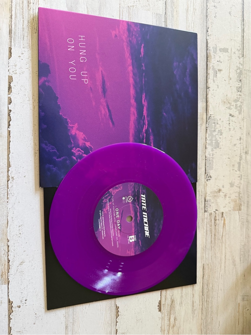 Tate McRae RSD 7” vinyl